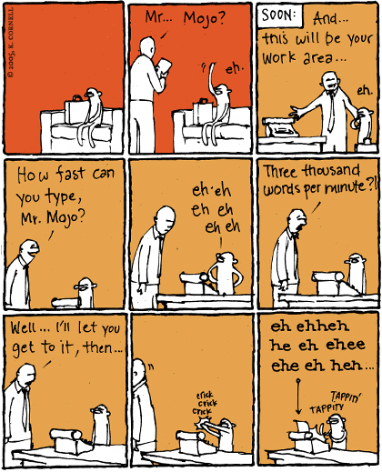 Mojo and the Typewriter
