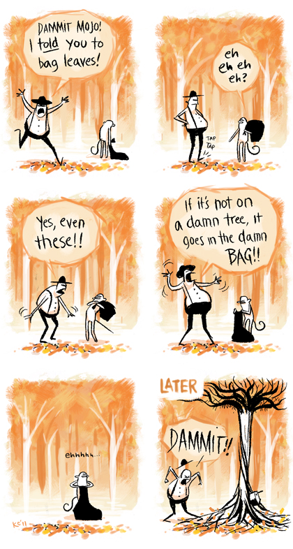 Mojo and the Leaves